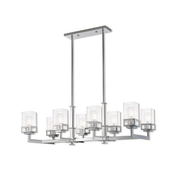 Livex Lighting Harding 8 Light Polished Chrome Linear C 40598-05 - main